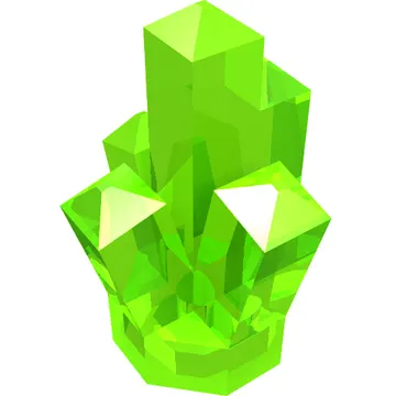 Rock 1 x 1 Crystal 5 Point