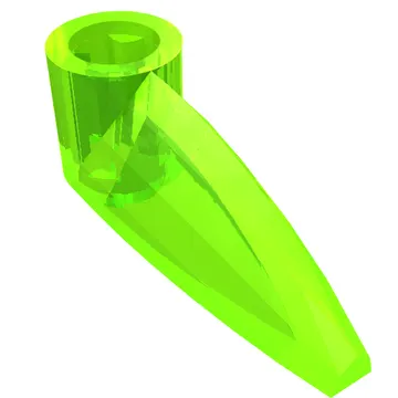 Technic Tooth 1 x 3 with Axle Hole [Rounded Underside]