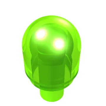 Light Cover 1 x 1 Round with Internal Bar / Bionicle Barraki Eye
