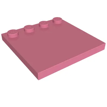 Plate Special 4 x 4 with Studs on One Edge [Plain]