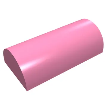 Brick Curved 2 x 4 Double, No Studs, without Groove