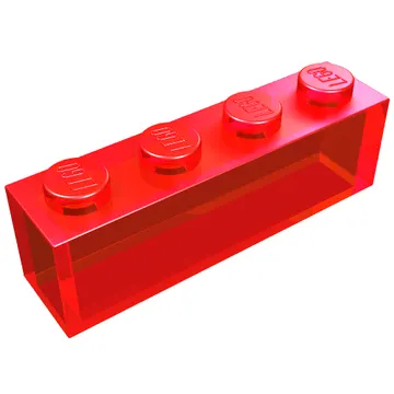 Brick 1 x 4 without Bottom Tubes