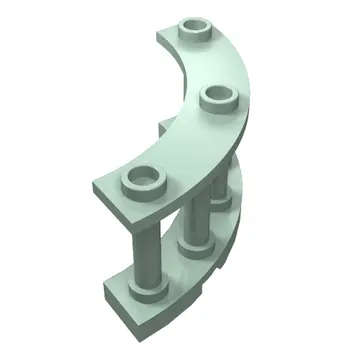 Fence Spindled 4 x 4 x 2 Quarter Round with 3 Studs