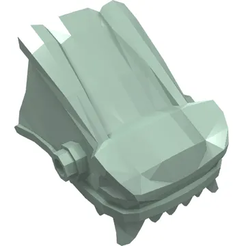 Creature Body Part, Dragon Head Upper Jaw Snout with Fangs and 2 Studs