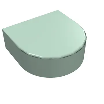 Tile Round 1 x 1 Half Circle