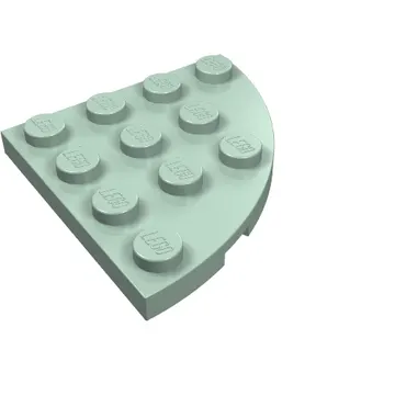 Plate Round Corner 4 x 4