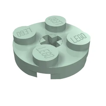 Plate Round 2 x 2 with Axle Hole Type 1 (+ Opening)