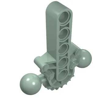 Large Figure Skeletal, Torso with Beam, 2 Ball Joints, and 7 Tooth Half Gear
