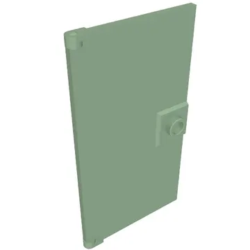 Door 1 x 4 x 6 Smooth with Chamfered Handle Plinth