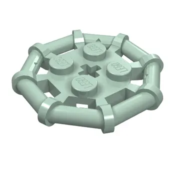 Plate Special 2 x 2 with Bar Frame Octagonal, Reinforced, Completely Round Studs