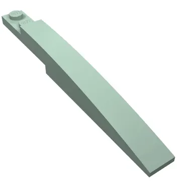 Brick Curved 10 x 1 [Asymmetric Inside Ridges]