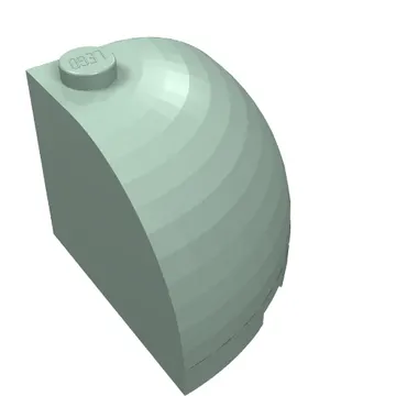 Brick Round Corner 3 x 3 x 2 Dome Top