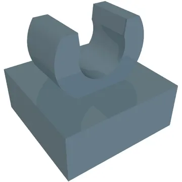 Tile Special 1 x 1 with Clip with Rounded Edges