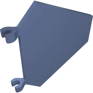 Flag 5 x 6 Hexagonal with U Clips