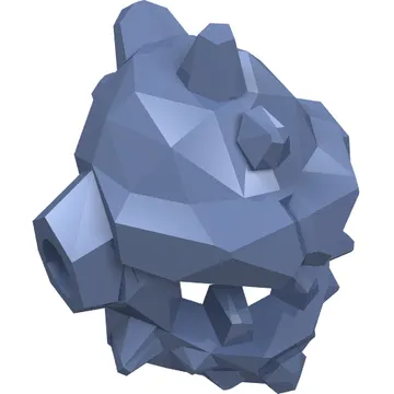 Helmet Angular with Side Holes