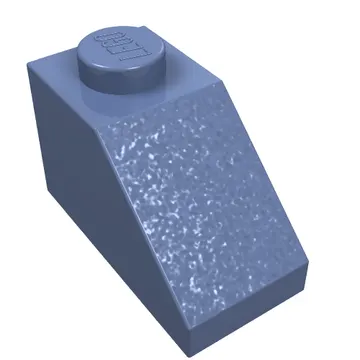 Brick Sloped 45° 2 x 1 with Bottom Pin