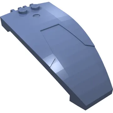 Windscreen 8 x 4 x 2 Curved Taper with Locking Dual 2 Fingers