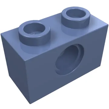 Technic Brick 1 x 2 [1 Pin Hole]