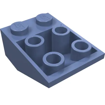 Brick Sloped Inverted 33° 3 x 2, No Connections between Studs, Ovoid Bottom Pin