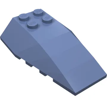 Brick Wedged, Curved 6 x 4 Triple