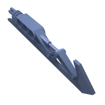 Large Figure Weapon Blade, Ice Skate / Ice Blade Half