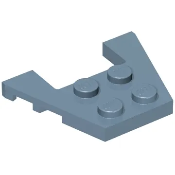 Wedge Plate 3 x 4 with Stud Notches [Reinforced Underside]