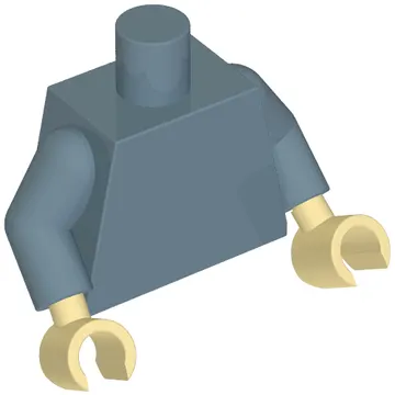 Torso, Sand Blue Arms, Tan Hands [Plain]