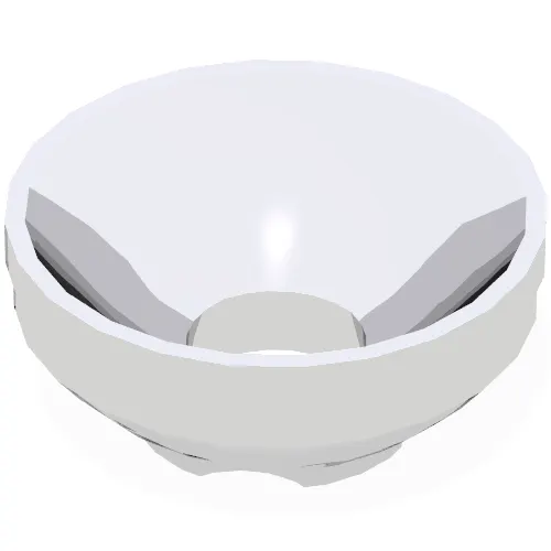 Dish 2 x 2 x 2/3 Light Reflector