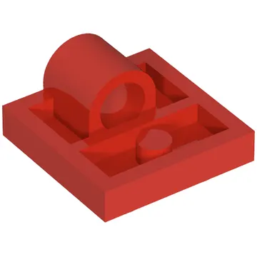 Plate Special 2 x 2 with 1 Pin Hole [Complete Underside Rib]