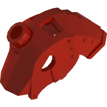 Animal / Creature Accessory, Horse Battle Helmet, Stud on Top Type 2