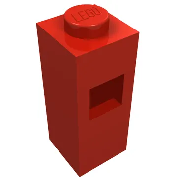 Brick Special 1 x 1 x 2 with Extra Tube Side [Piece of Resistance]