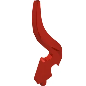 Wave / Flame Rounded Single with Pin