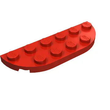 Plate Round Corners 2 x 6 Double