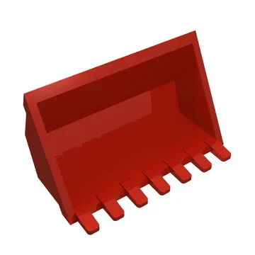 Construction Vehicle Bucket 3 x 6, 7 Hinge Teeth