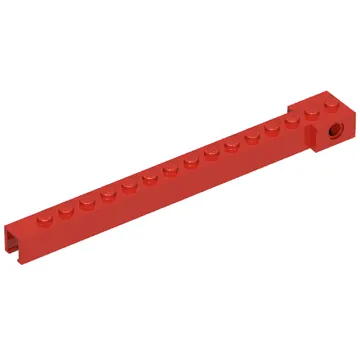 Crane Arm Outside, Wide, 15 Studs, End Notch
