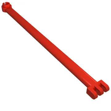 Hinge Bar 12L with 3 Fingers and Open End Stud
