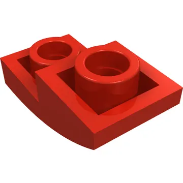 Brick Curved Inverted 2 x 1