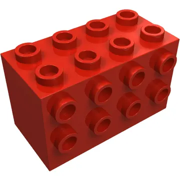 Brick Special 2 x 4 x 2 with Studs on Sides