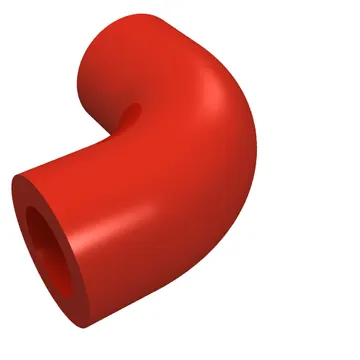 Brick Round 1 x 1 diameter Tube with 90 Degree Elbow (2 x 2 x 1) and Axle Holes (Crossholes) at each end