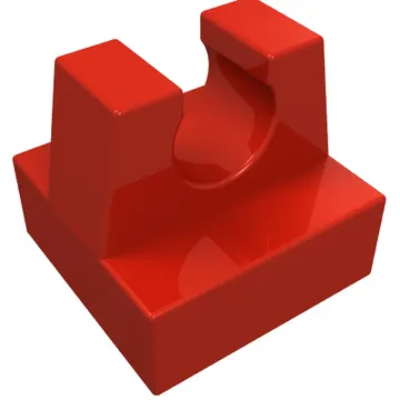 Tile Special 1 x 1 with Clip and Straight Tips