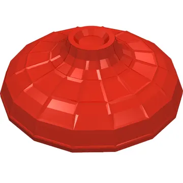 Hat Conical Asian with Raised Center
