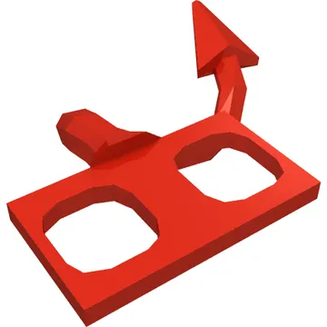 Minifig Hipwear Tail Imp / Devil Costume