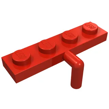 Plate Special 1 x 4 with Bar Down