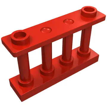 Fence Spindled 1 x 4 x 2 [2 Top Studs]