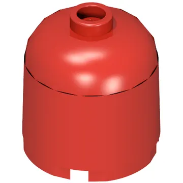 Brick Round 2 x 2 x 1 2/3 Dome Top, Hollow Stud