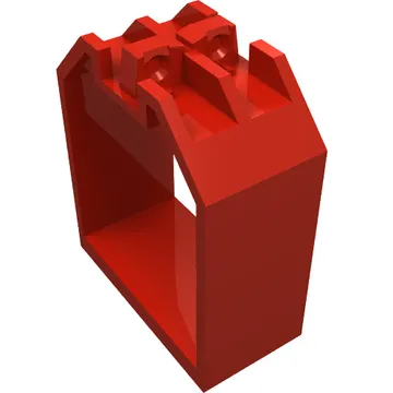 Container / Box, Open Ended 2 x 4 x 4 with 1 Hinge Finger Each End