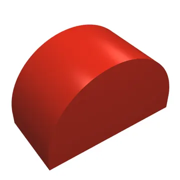 Duplo Brick 2 x 4 x 2 Curved Top