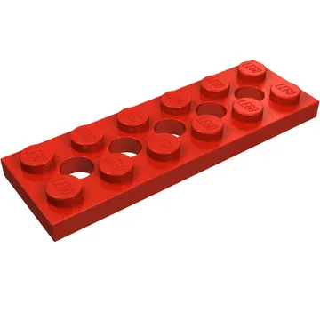 Technic Plate 2 x 6 [5 Holes]