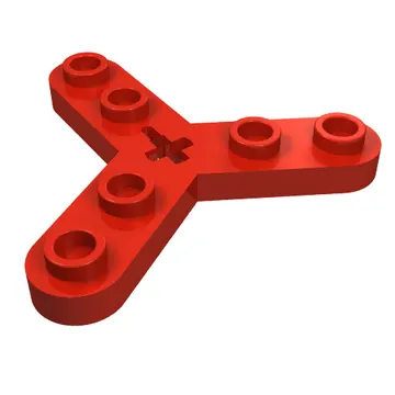 Technic Plate Rotor 3 Blade with Smooth Ends and 6 Studs (Propeller)