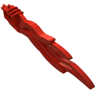 Large Figure Weapon Sword, Toa Flame 2 x 12 with Two Holes